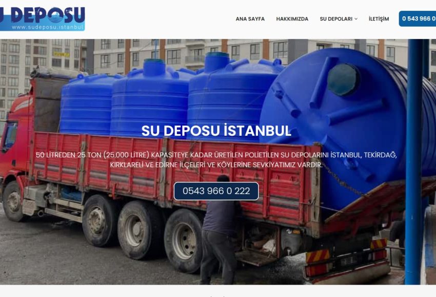 Su Deposu İstanbul