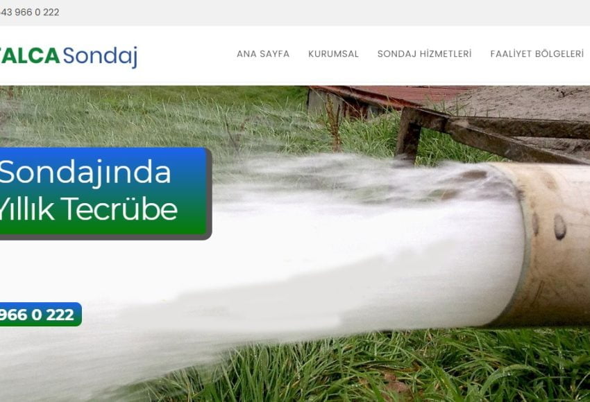 Çatalca Sondaj Hizmetleri